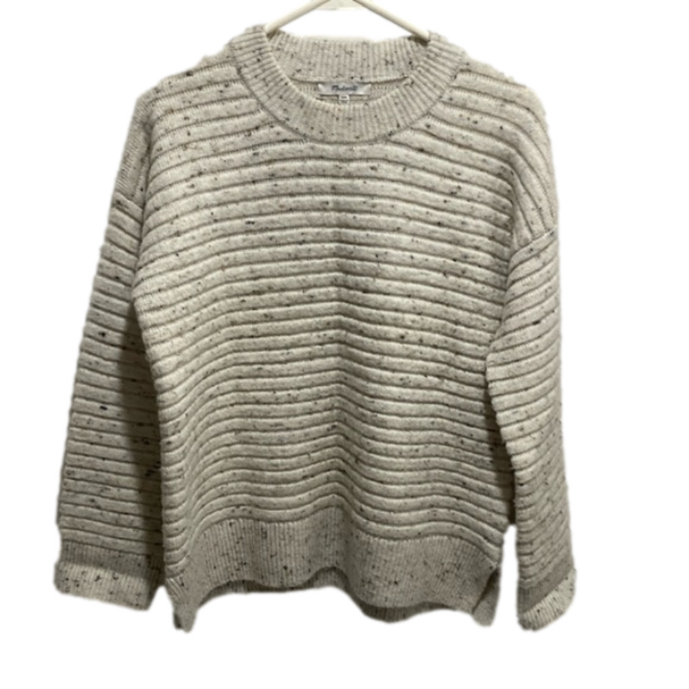 Madewell Donegal Elsmere Wool Blend
Ribbed Knit Pullover Sweater, XXS - Picture 3 of 8